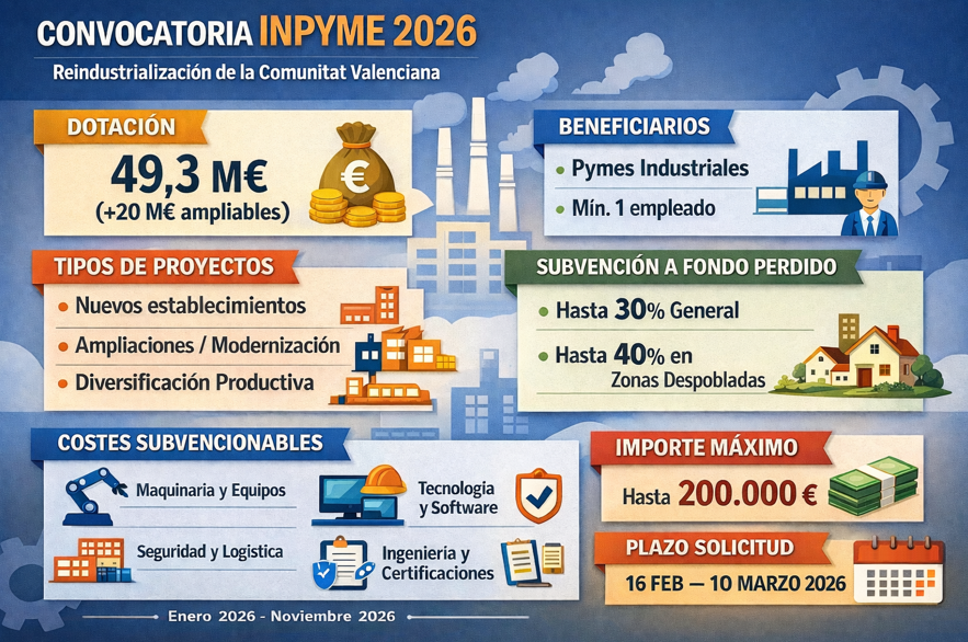 Convocatoria INPYME 2026 CV