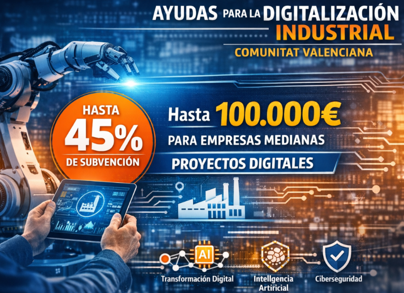 AYUDAS IVACE DIGITALIZACIÓN EMPRESAS MIDCAP CV 2026